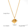 Women's Fashion Stainless Steel And Titanium Steel Necklace With Joker Rose Baimang Star Moon Scallop And Geometric Patterns Electroplated