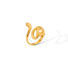 Women's Fashion Temperament Stainless Steel Snakeshaped Ring With Geometric And Animal Patterns Electroplated