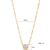 Women's Fashion Titanium Steel Joker Cross Chain Necklace And Bracelet With Electroplating Treatment