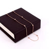 Women's Fashion Titanium Steel Rose Gold Beads Snake Bone Chain Necklace With Pearlescent Treatment