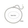 Women's Fashion Trendy Hiphop Style Stainless Steel Electroplated Geometric Chain Bracelet