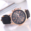 Women's Fashion Watch Belt Alloy Case Pu Strap Stainless Steel Clasp Round Dial Leisure Style