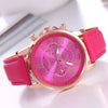Women's Fashion Watch Belt Alloy Case Pu Strap Stainless Steel Clasp Round Dial Leisure Style