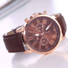 Women's Fashion Watch Belt Alloy Case Pu Strap Stainless Steel Clasp Round Dial Leisure Style