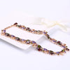 Women's Fashion Zircon Rhombus Necklace With Colorful Stone Inlay Geometric Pendant Elegant Wholesale Jewelry