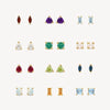 Women's Fashionable Butterfly Animal Zodiac Copper Earrings With Zircon And Diamond Design