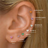 Women's Fashionable Distinctive Butterfly Ear Nails Copper Inlaid With Diamond Animals Style