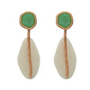 Women's Fashionable Geometric Alloy Earrings With Electroplating Treatment