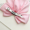 Women's Fashionable Handmade Cloth Spring Clip Hair Accessories With Bow And Long Tail Streamer