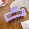 Women's Fashionable Simple Geometric Hollow Ps Handmade Shark Clip Hair Grab