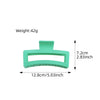 Women's Fashionable Simple Geometric Hollow Ps Handmade Shark Clip Hair Grab