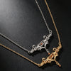 Women's Fashionable Waist Chain With Zircon Heart Wing Pendant Made Of Zinc Alloy