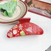 Women's Festival Element Plastic And Resin Handmade Hair Clips