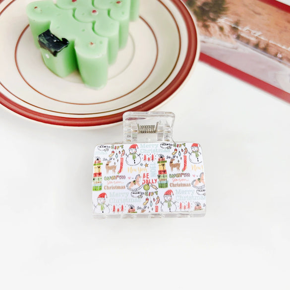 Women's Festival Element Plastic And Resin Handmade Hair Clips