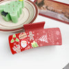 Women's Festival Element Plastic And Resin Handmade Hair Clips
