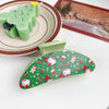 Women's Festival Element Plastic And Resin Handmade Hair Clips