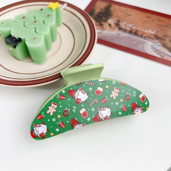 Women's Festival Element Plastic And Resin Handmade Hair Clips