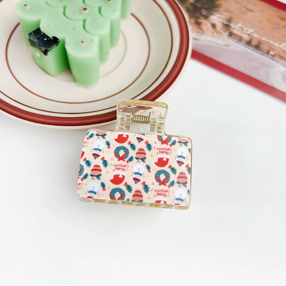 Women's Festival Element Plastic And Resin Handmade Hair Clips