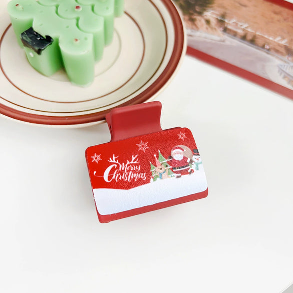 Women's Festival Element Plastic And Resin Handmade Hair Clips