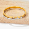 Women's Fine Zircon Stainless Steel Electroplated Bracelet