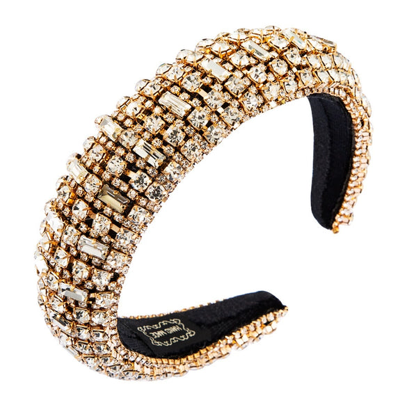Women's Flannel Geometric Diamond Head Band Hair Accessories