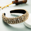 Women's Flannel Geometric Diamond Head Band Hair Accessories