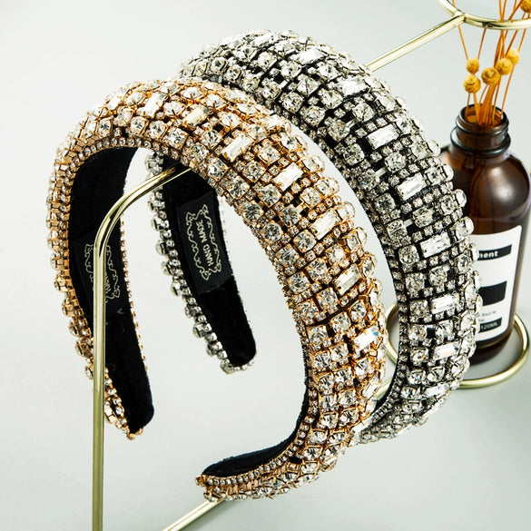 Women's Flannel Geometric Diamond Head Band Hair Accessories
