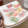 Women's Flocking Fruit Plastic Resin Earrings