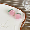 Women's Flocking Fruit Plastic Resin Earrings