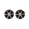 Women's Floral Artificial Crystal Earrings Set With Diamonds