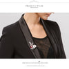 Women's Floral Copper Brooch With Zircon Accents Electroplated Fashion Pin For Clothing Accessories