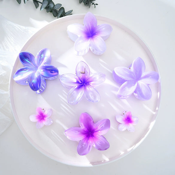 Women's Floral Hairpin Simple Style Paint Design Gripper Classification