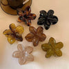 Women's Floral Hairpin Simple Style Paint Design Gripper Classification