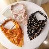Women's Floral Plaid Geometric Chiffon Fabric Hair Band Triangle Turban Headband Fashion Hair Accessory
