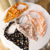 Women's Floral Plaid Geometric Chiffon Fabric Hair Band Triangle Turban Headband Fashion Hair Accessory