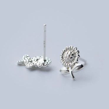 Womens Floral Plating Alloy Earrings Nhcu152918