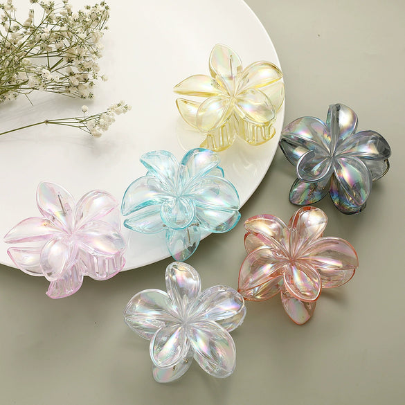 Women's Flower Hairpin Hair Accessories Highend Feel Egg Flower Shape Baking Paint