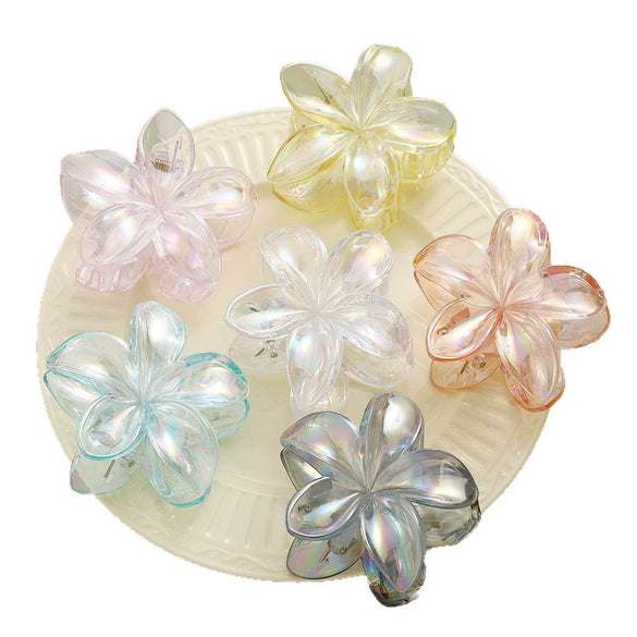 Women's Flower Hairpin Hair Accessories Highend Feel Egg Flower Shape Baking Paint