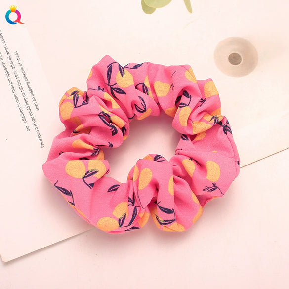 Women's Fresh Fruit Fabric Handmade Hair Ring Headwear