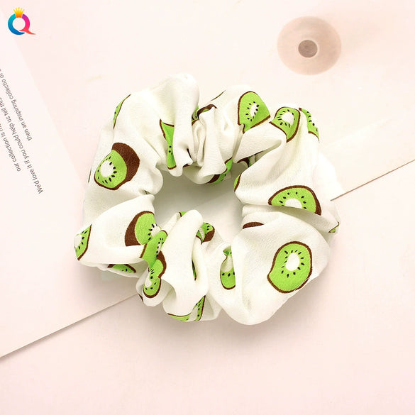 Women's Fresh Fruit Fabric Handmade Hair Ring Headwear