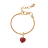 Women's Fresh Style Fruit Pattern Brass Electroplated Bracelet Pendant