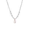 Women's Freshwater Pearl Geometric Clavicle Necklace Inlaid With Pearls