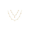 Women's Freshwater Pearl Necklace Copper Alloy Electroplating Ochain Light Luxury Tassel Clavicle Chain Fashion Simple Allmatch