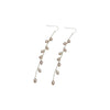 Women's Freshwater Pearl Sterling Silver Tassel Drop Shape Earrings