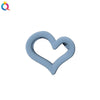 Women's Frosted Plastic Heart Shaped Hair Claw Clip Handmade Fashion Hair Accessory Wholesale
