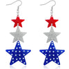 Women's Geometric Acrylic Earrings With Copper Needle Electroplated Fashion High End Stylish Versatile Statement Jewelry