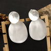 Women's Geometric Alloy Statement Earrings With Exaggerated Fashion Design For Wholesale Jewelry