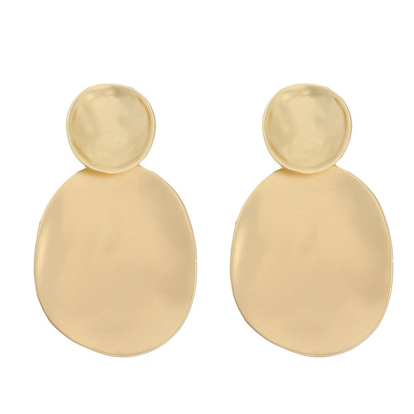 Women's Geometric Alloy Statement Earrings With Exaggerated Fashion Design For Wholesale Jewelry
