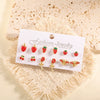 Women's Geometric Alloy Stud Earrings With Steel Posts Electroplated Light Luxury Small Earring Set