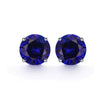 Women's Geometric Colored Zircon Copper Earrings Natural Style Fashion Jewelry Wholesale